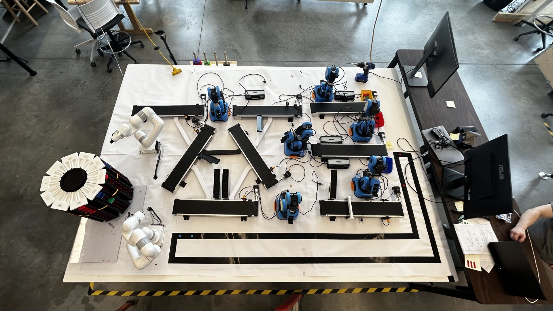 Clean view of the URI ISE manufacturing testbed